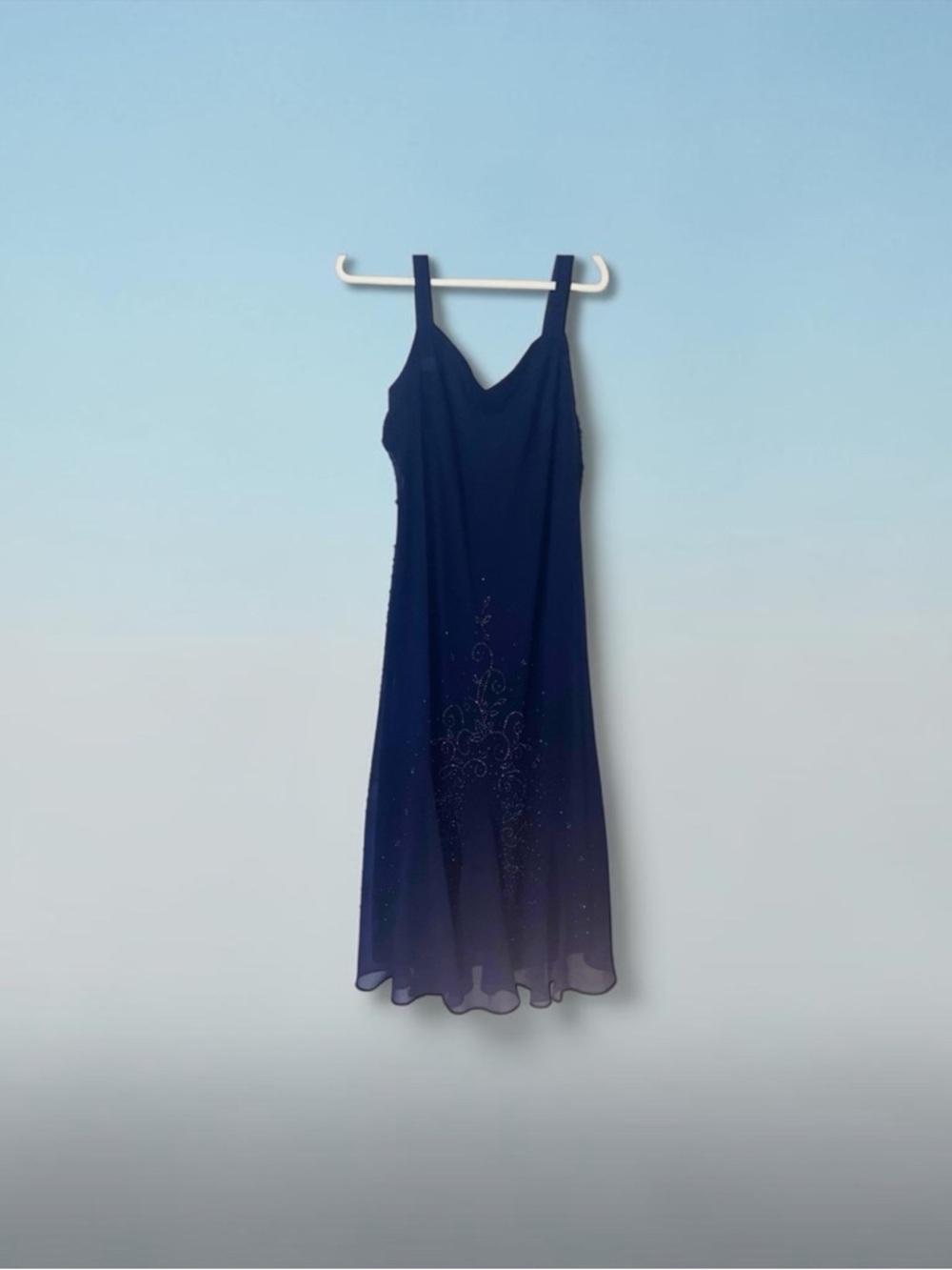 R&M Richards Midnight Blue Maxi Dress